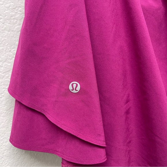 LULULEMON Court Rival Tennis Skirt Purple Magenta Size 8 ( Long Length ) - Picture 3 of 4